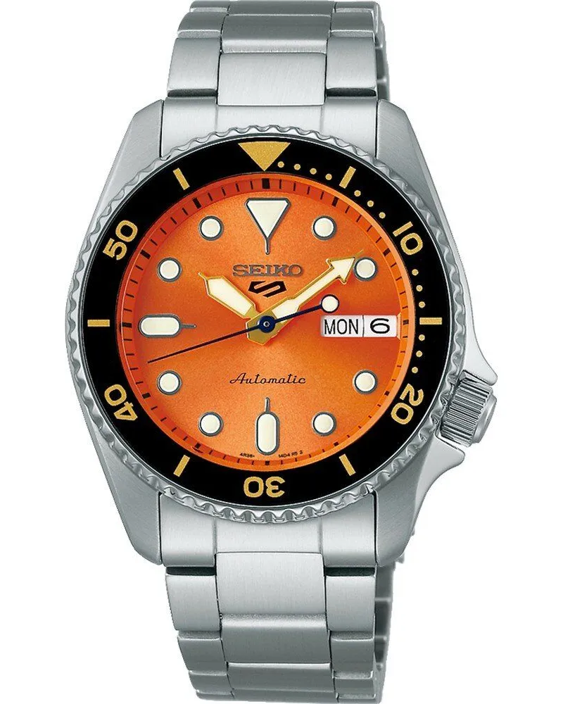 Seiko 5 Sports Herrenuhr SRPK35K1 Orange