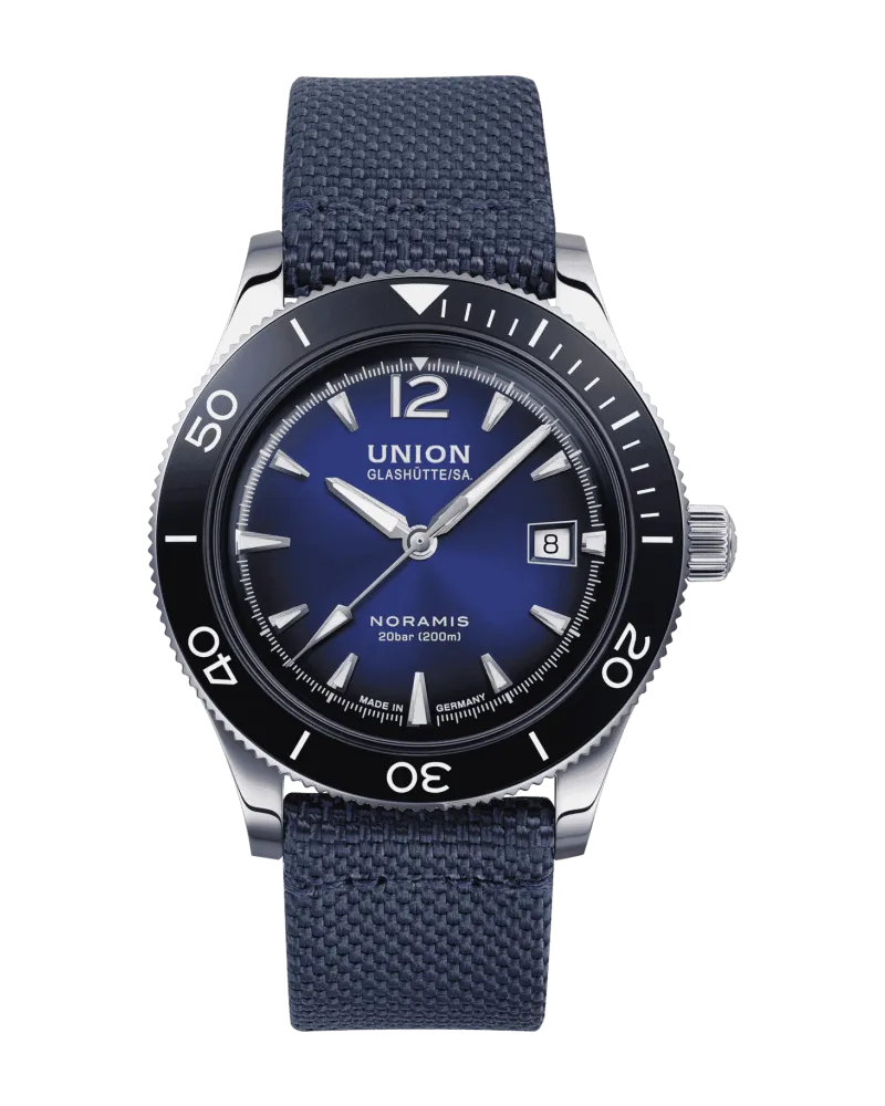 Union Glashütte Noramis Datum Sport Herrenuhr D012.907.11.047.00 Blau