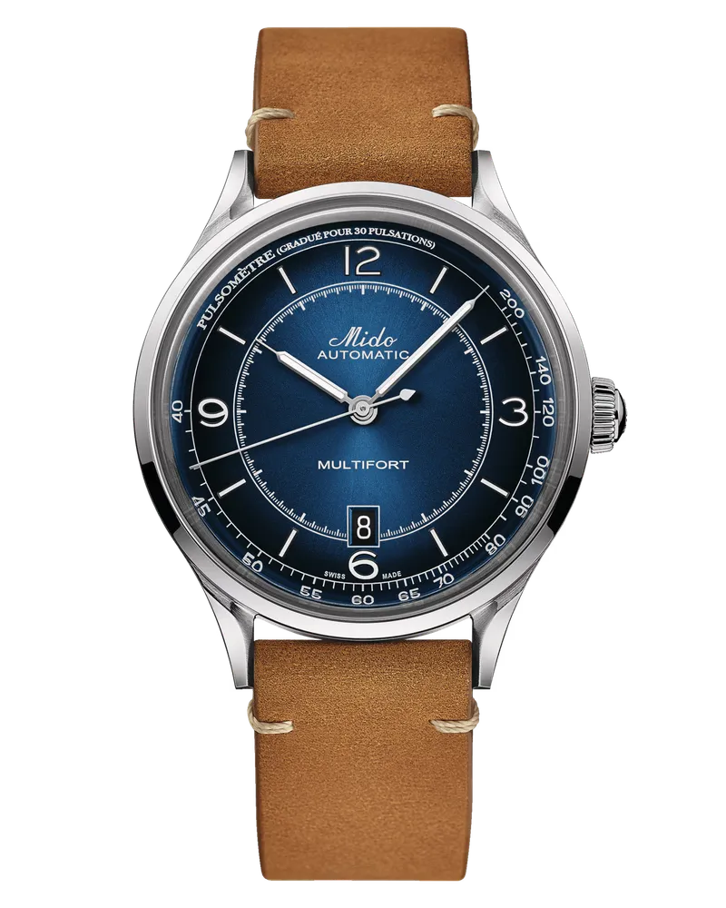 Mido Multifort Herrenuhr M040.407.16.040.00 Blau