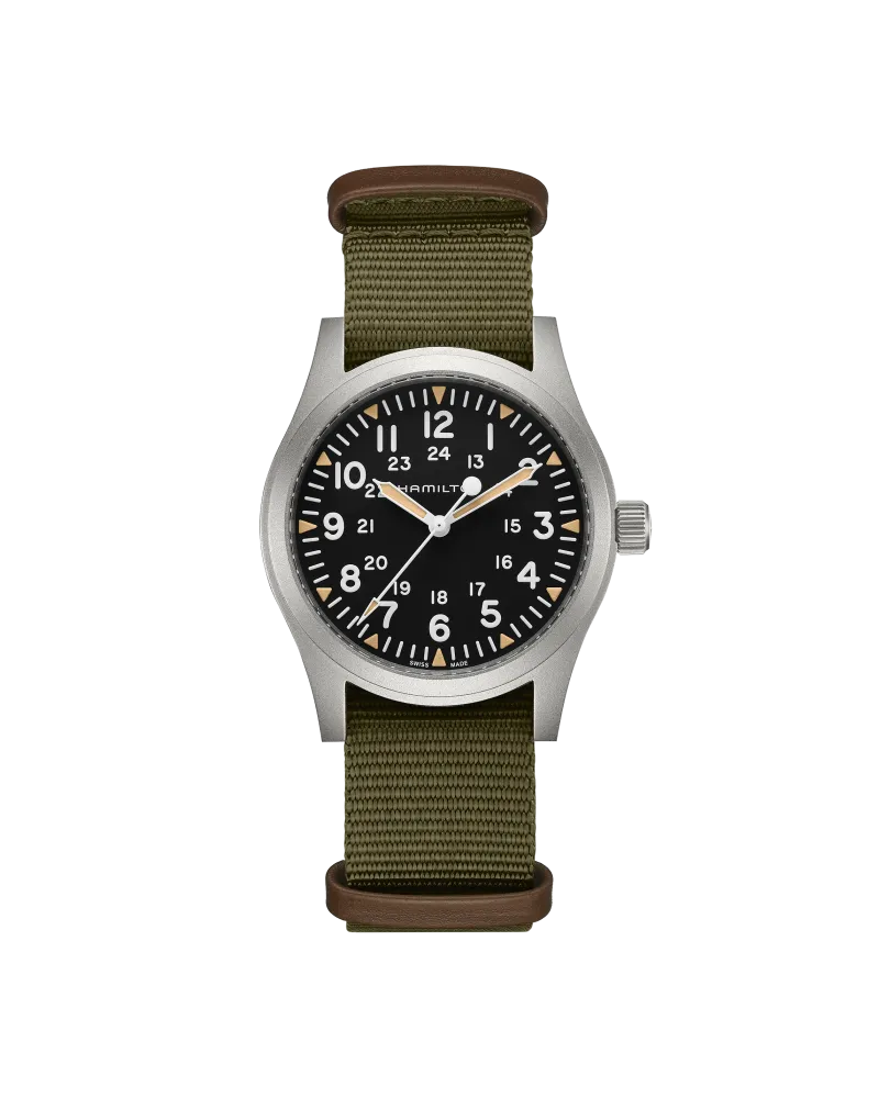 HAMILTON Khaki Field Mechanical H69529933 Herrenuhr Schwarz