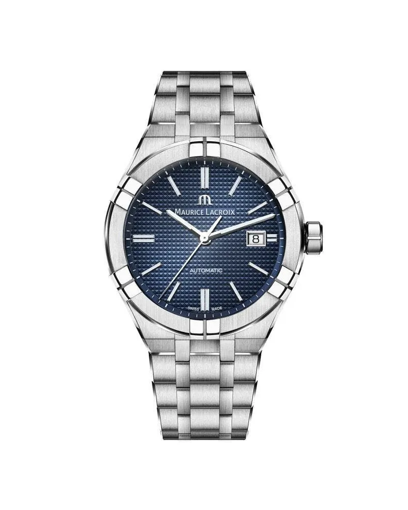 Maurice Lacroix Aikon Date Herrenuhr AI6008-SS002-430-1 Blau