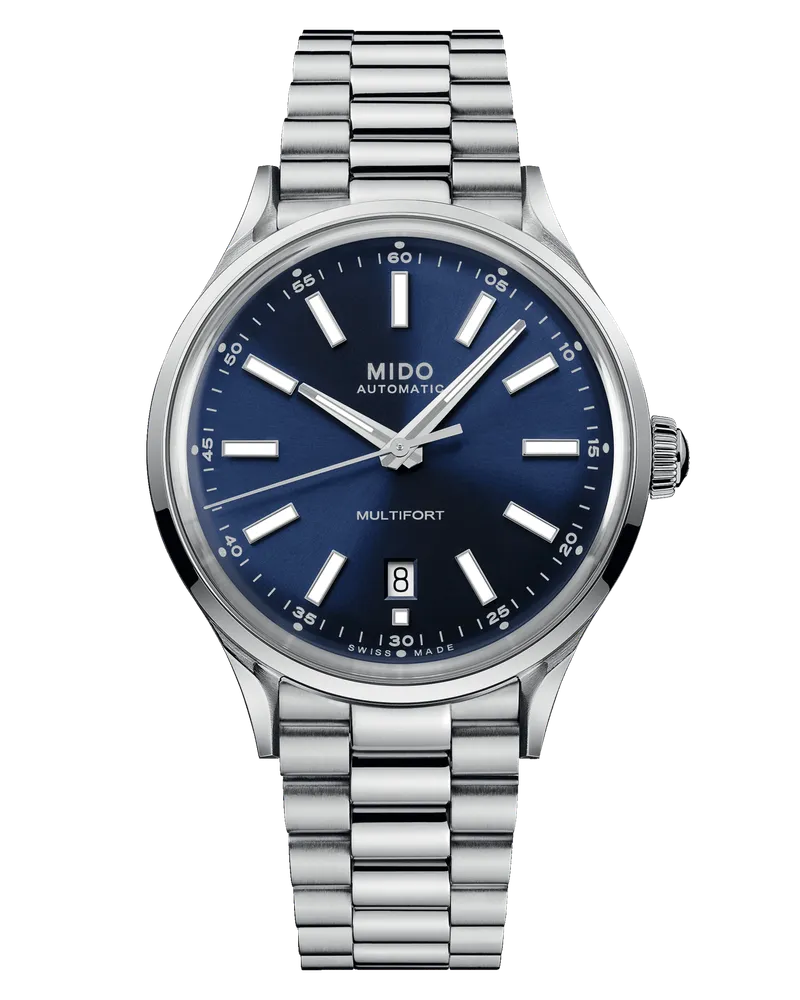 Mido Multifort Patrimony Powerwind Herrenuhr M040.407.11.041.00 Blau