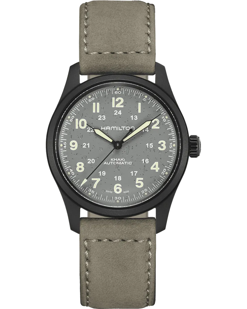 HAMILTON Khaki Titanium Automatik H70215880 Uni 