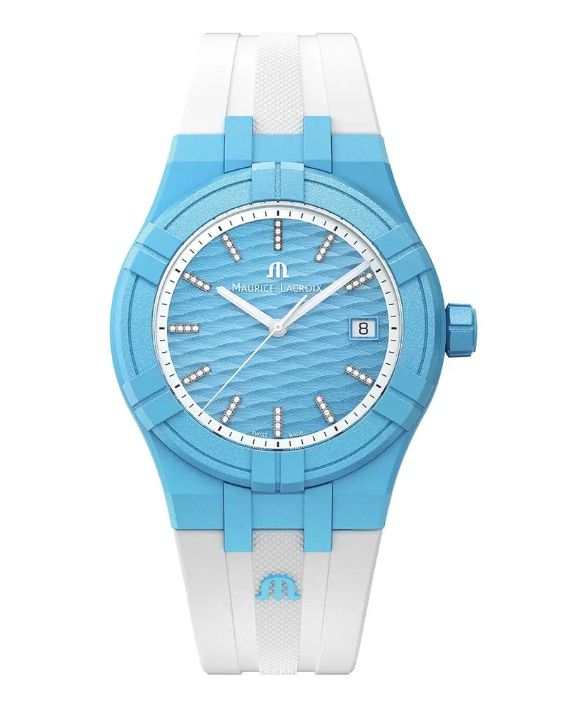 Maurice Lacroix Aikon Tide Date Herrenuhr AI2008-AAAA1-3A0-0 Blau