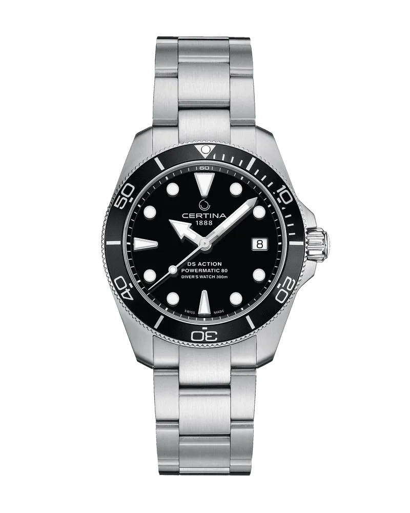 Certina PRE-Owned  DS Action Diver 38mm Herrenuhr C032.807.11.051.00 Schwarz