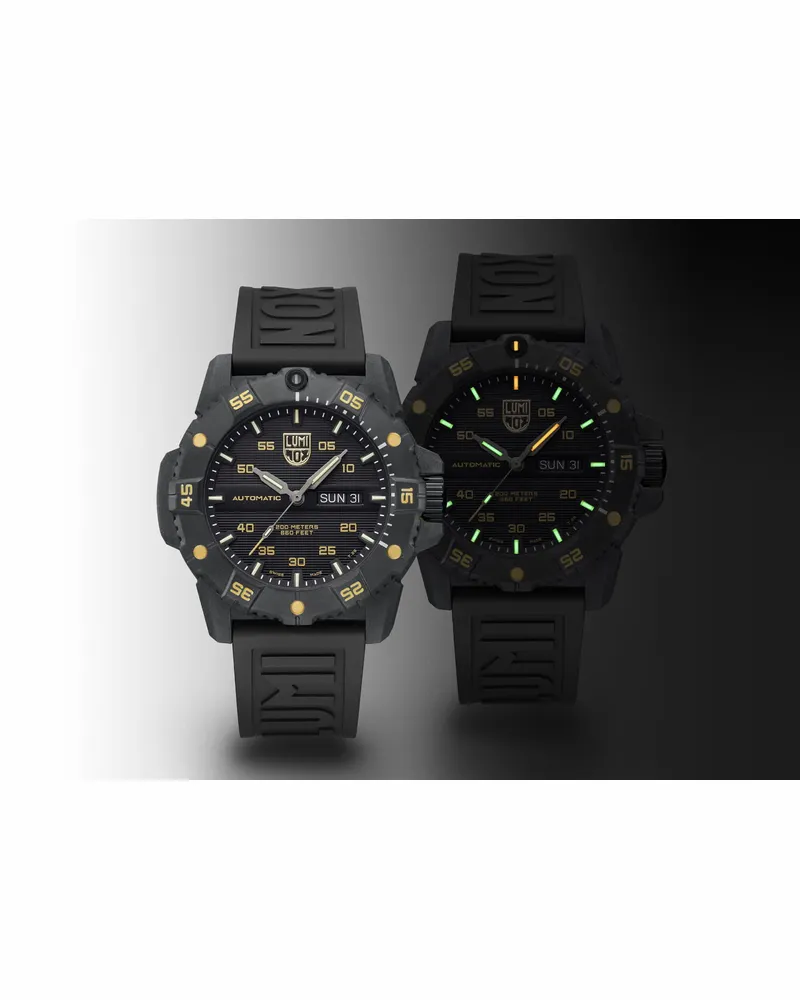 Luminox Master Carbon Seal Automatik Limited Edition Herrenuhr XS.3865.GOLD Blau