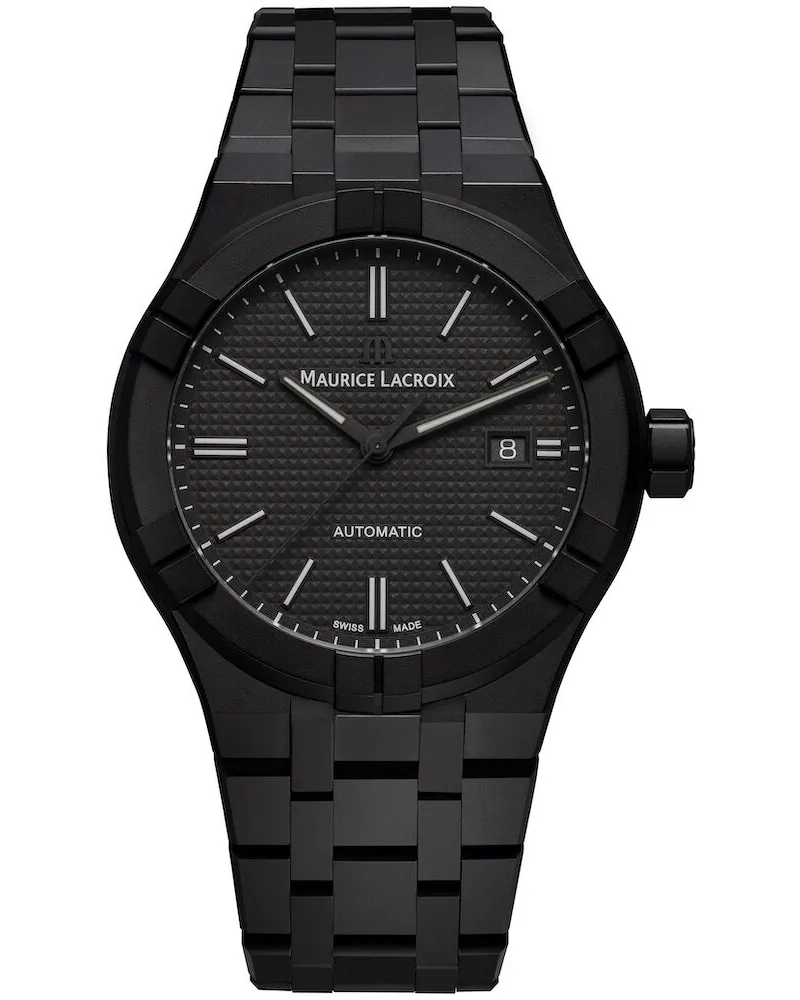 Maurice Lacroix Keramik Automatik Herrenuhr AI6008-CRM22-330-2 Schwarz