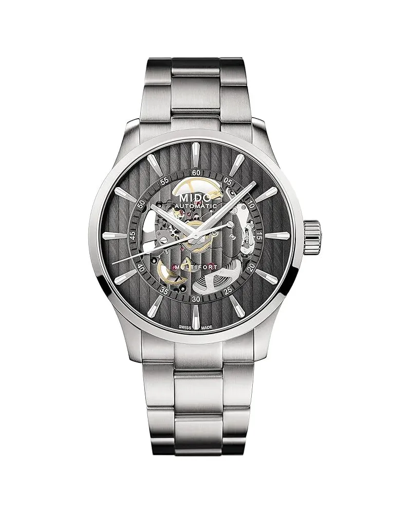 Mido Multifort Herrenuhr M038.436.11.061.00 Grau