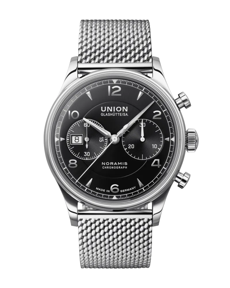 Union Glashütte Noramis Chronograph Herrenuhr D012.427.11.057.00 Schwarz