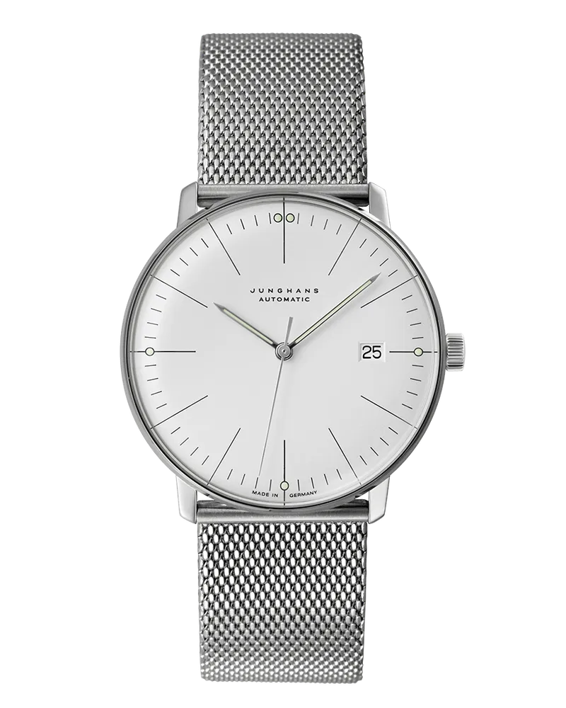 Junghans max bill Automatic 027/4002.46 Herrenuhr Weiß
