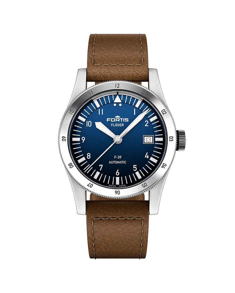 FORTIS FLIEGER F-39 Automatic Liberty Blue Herrenuhr F4220026 Blau