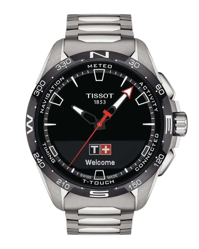 Tissot T-TOUCH CONNECT SOLAR Herrenuhr T121.420.44.051.00 Schwarz