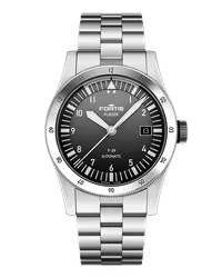 FORTIS FLIEGER F-39 Automatic Black Herrenuhr F 