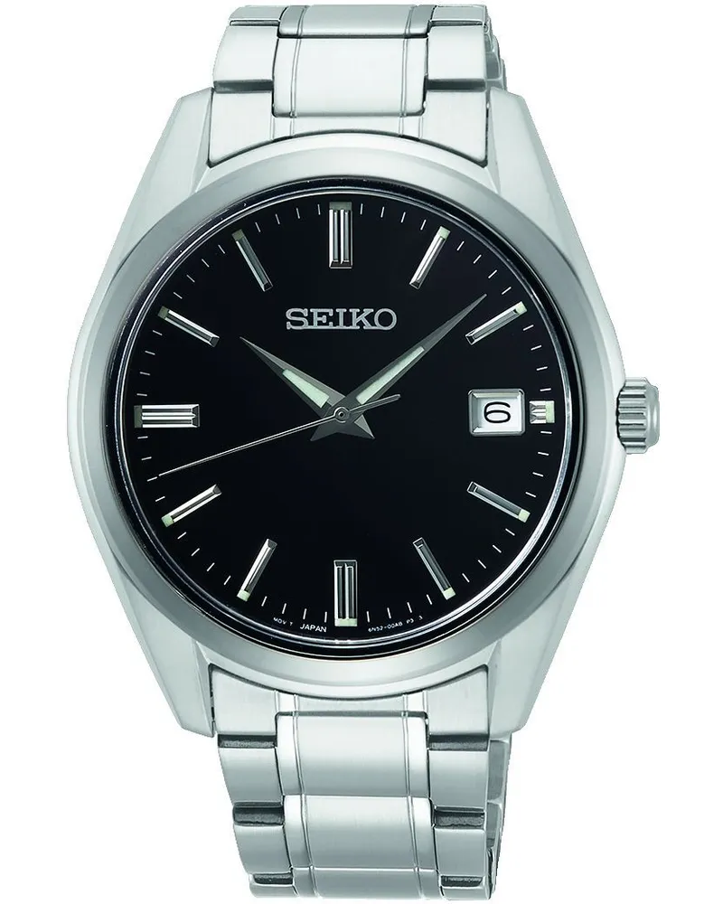 Seiko Quarz Herrenuhr SUR311P1 Schwarz