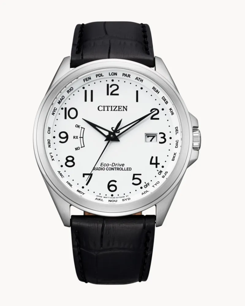 Citizen Eco-Drive, Funkuhr CB0250-17A Herrenuhr Weiß