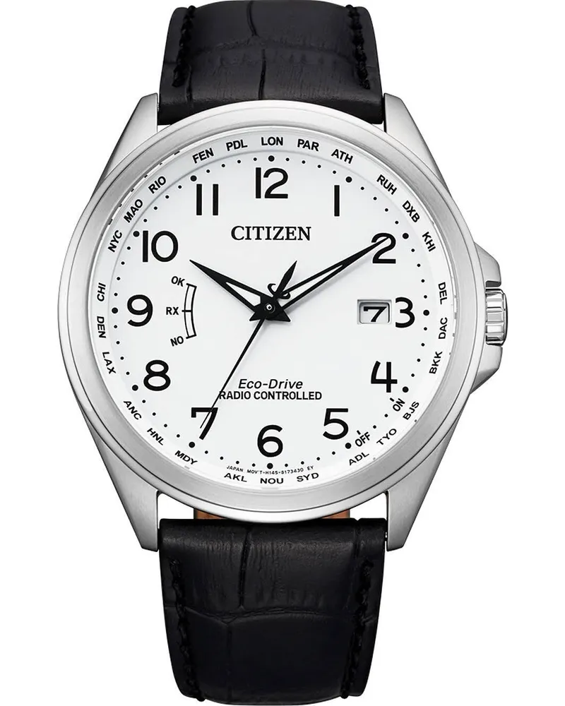 Citizen Eco-Drive, Funkuhr CB0250-17A Herrenuhr Weiß