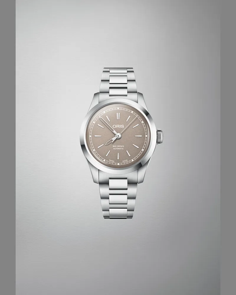 ORIS Big Crown 34mm Edelstahl Automatik Braun Damenuhr 01 531 7797 4056-07 8 17 06 Braun
