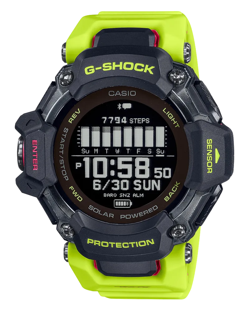 Casio G-SQUAD Herrenuhr GBD-H2000-1A9ER Schwarz