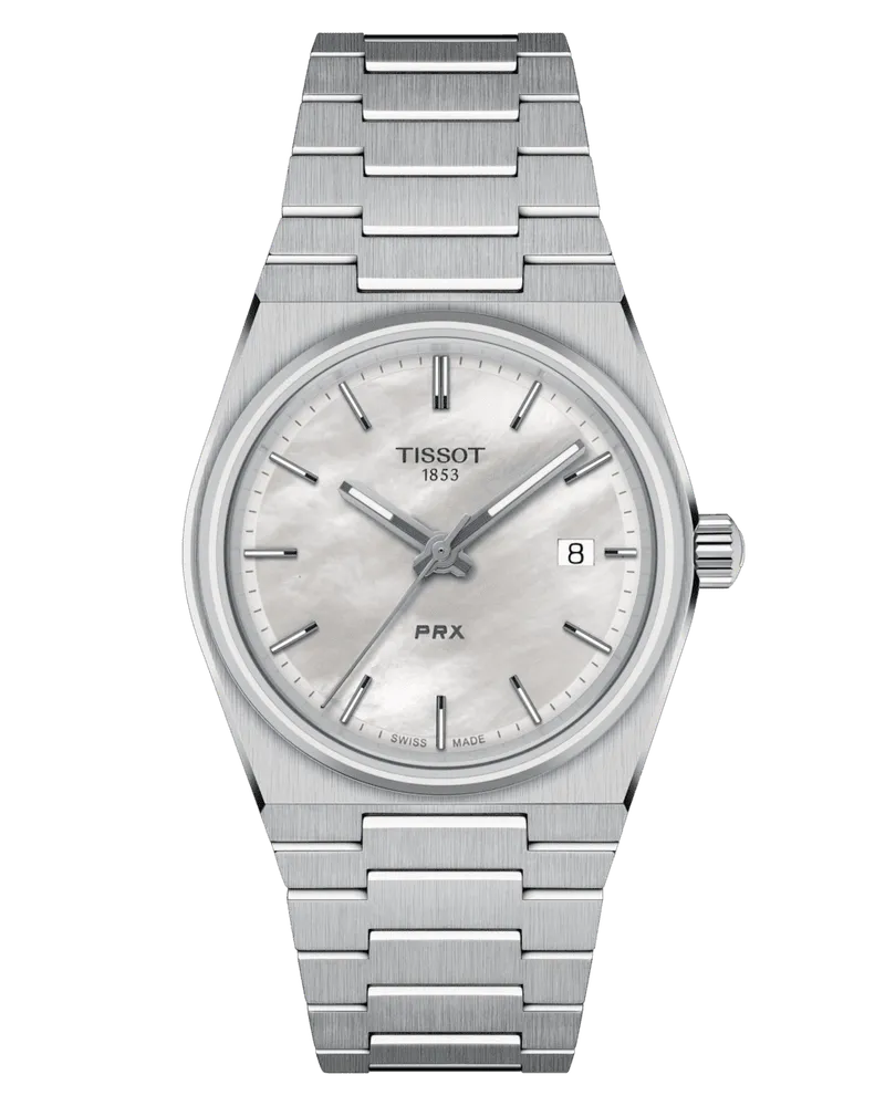 Tissot PRX Perlmutt 35MM Damenuhr T137.210.11.111.00 Silber