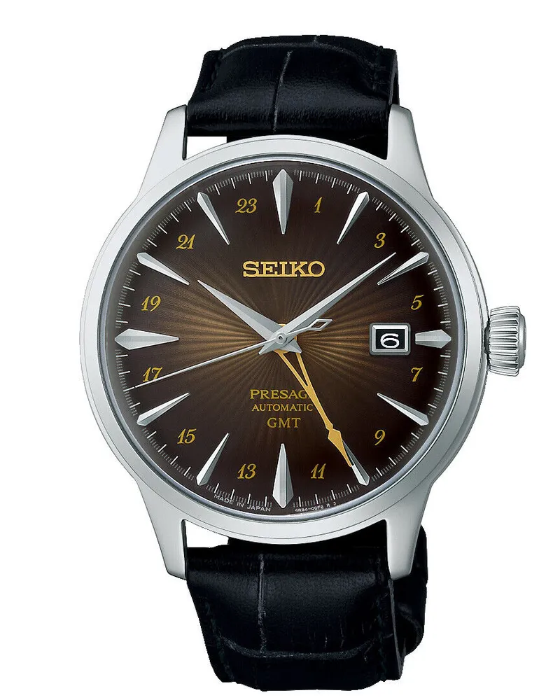 Seiko Presage Automatik Herrenuhr SSK039J1 Braun
