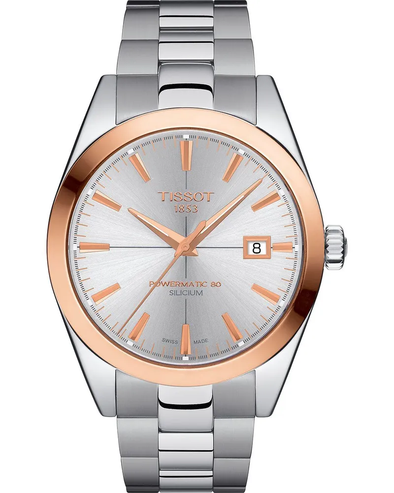 Tissot GENTLEMAN Herrenuhr T927.407.41.031.00 Silber