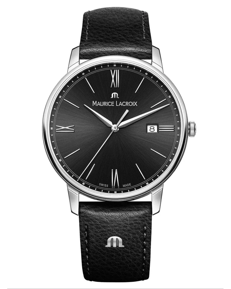 Maurice Lacroix Eliros Date Herrenuhr EL1118-SS001-310-1 Schwarz