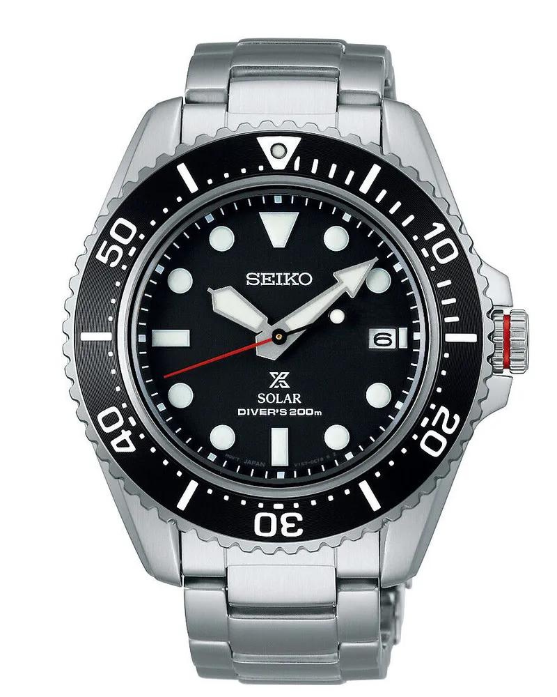 Seiko Prospex Sea Solar Divers Herrenuhr SNE589P1 Schwarz