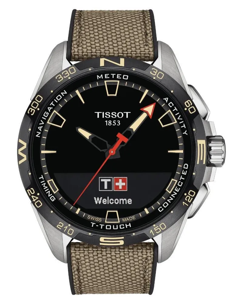 Tissot T-TOUCH CONNECT SOLAR Herrenuhr T121.420.47.051.07 Schwarz