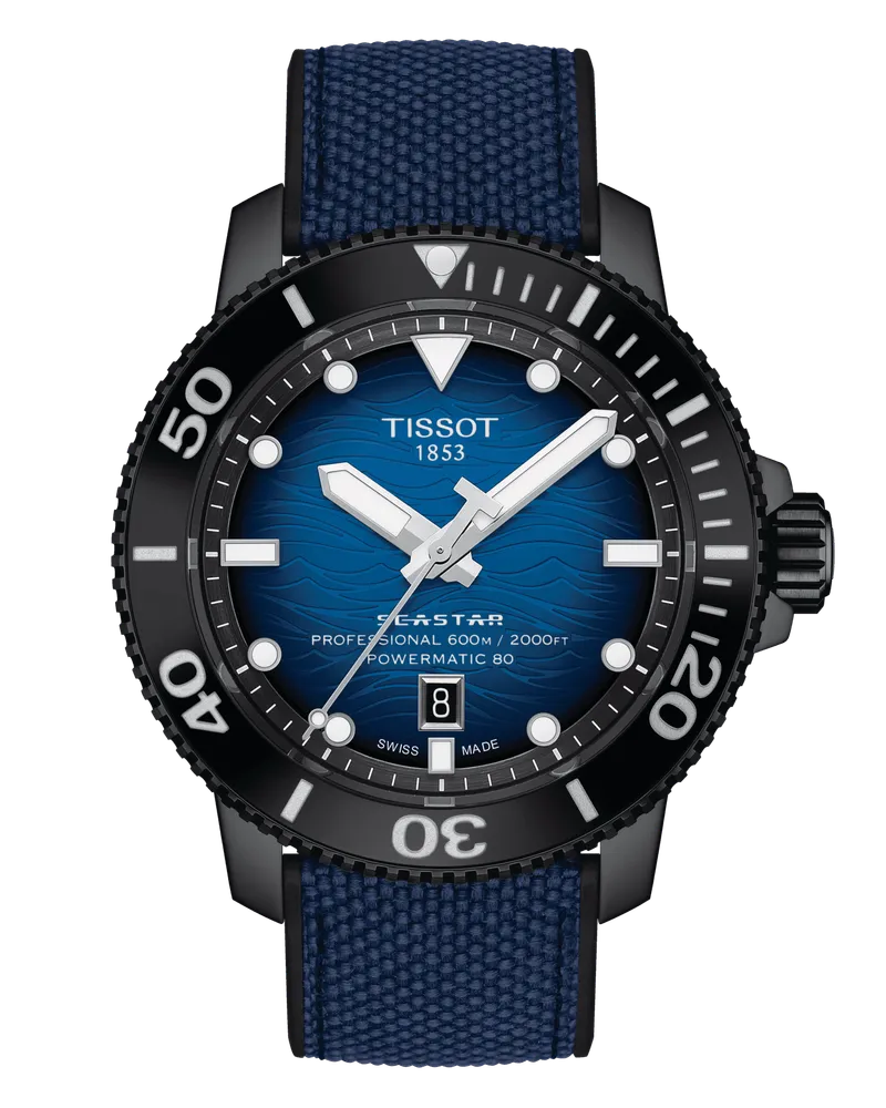 Tissot Seastar 2000 Professional Powermatic 80 Herrenuhr T120.607.37.041.00 Blau