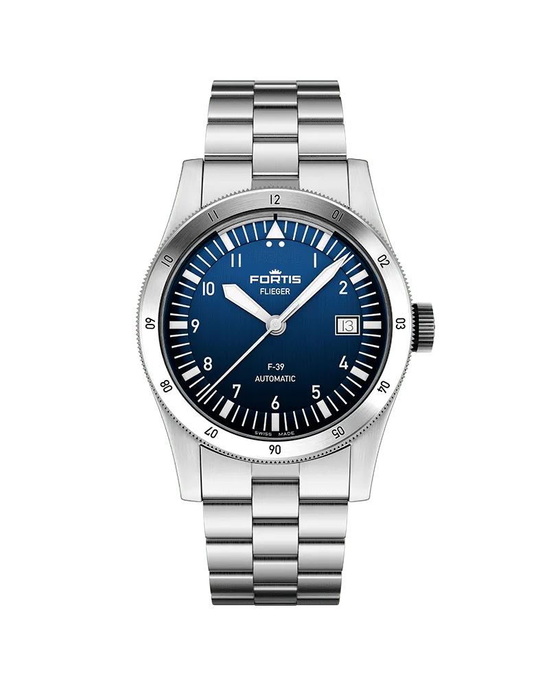 FORTIS FLIEGER F-39 Automatic Liberty Blue Herrenuhr F4220023 Blau