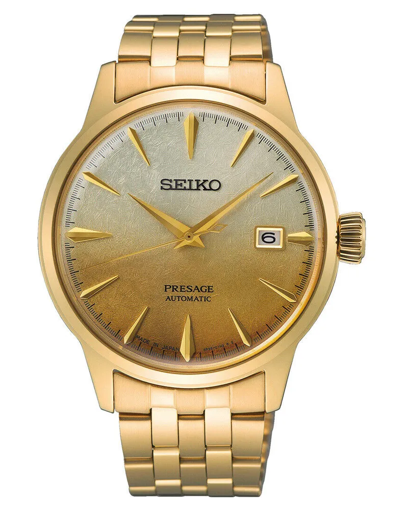 Seiko Presage Herrenuhr SRPK46J1 Braun