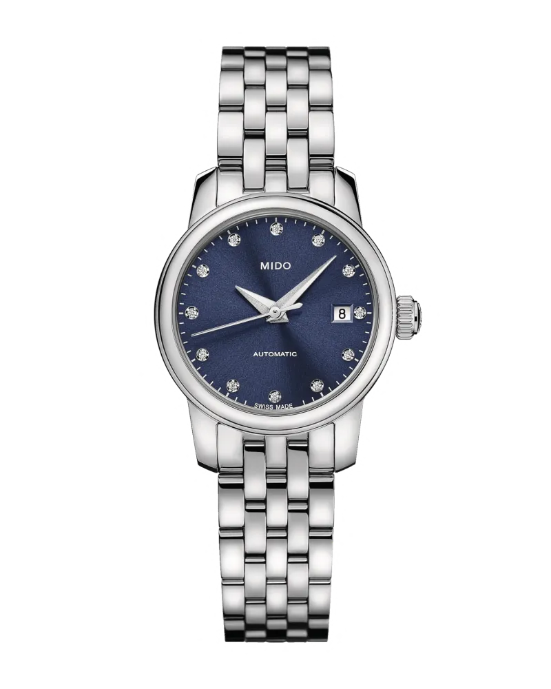 Mido Baroncelli II Damenuhr M0390071104600 Blau