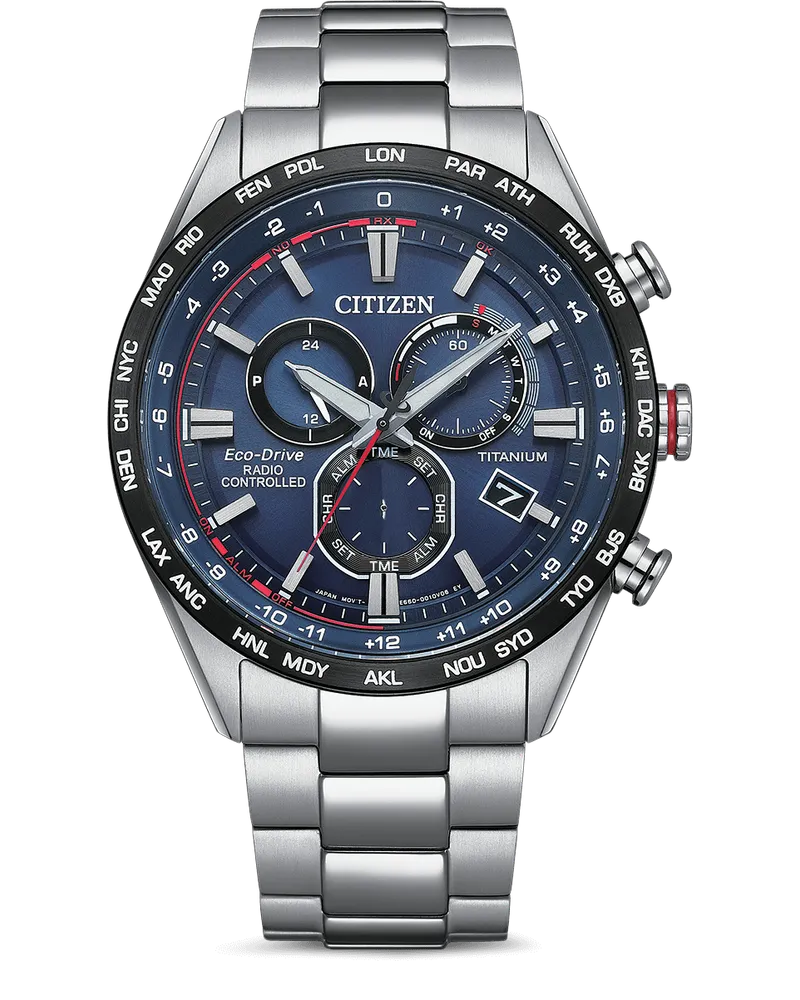Citizen Super Titanium Herrenuhr CB5945-85L Blau