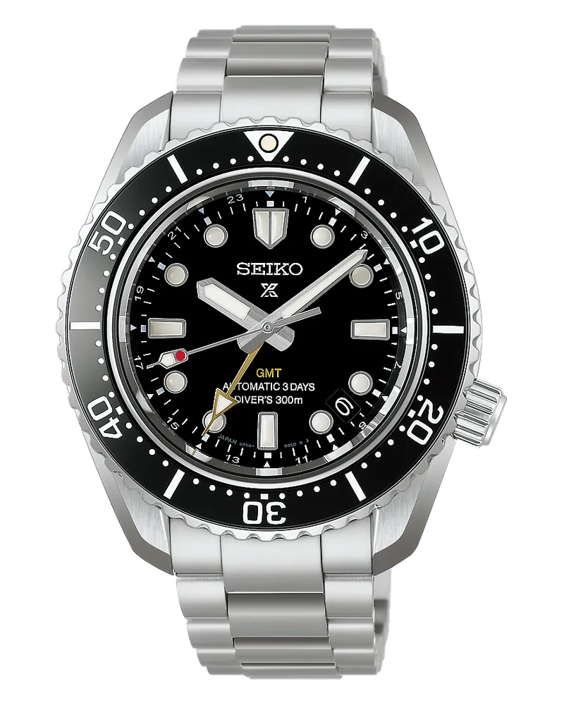 Seiko Prospex SEA 42mm, Divers 300m, Edelstahl, Schwarz Herrenuhr HBC002J1 Schwarz