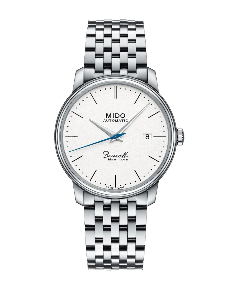 Mido Baroncelli III Herrenuhr M0274071101000 Weiß