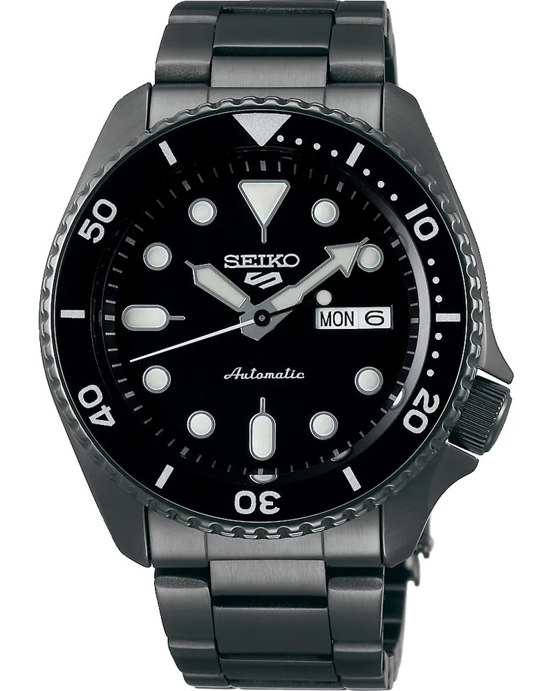 Seiko 5 Sports Style Automatic Herrenuhr SRPD65K1 Schwarz