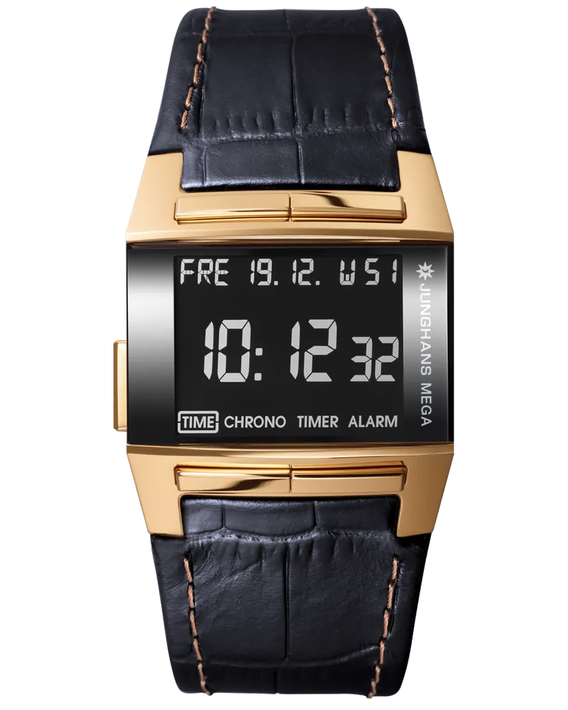Junghans Mega 1000 Herrenuhr 26/7302.00 Schwarz