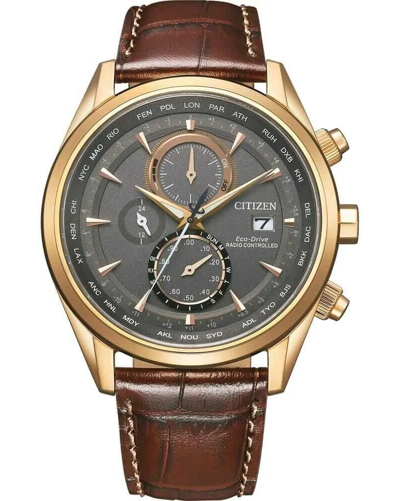 Citizen Radio Controlled Herrenuhr AT8263-10H Grau