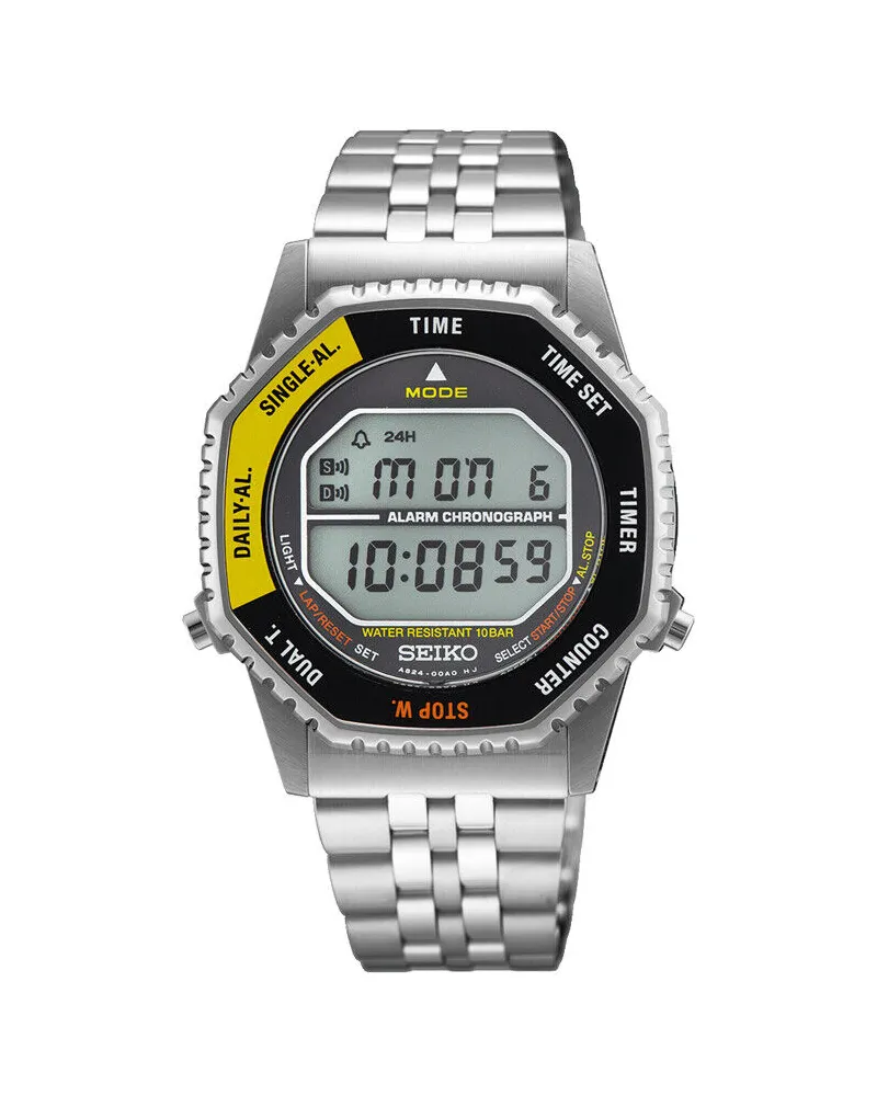 Seiko Klassik Digital Chronograph, Gelb Herrenuhr SMGG17P1 Gelb