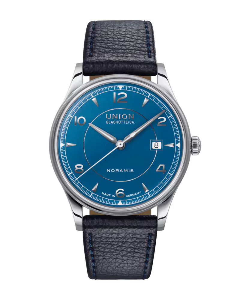 Union Glashütte Noramis Datum Herrenuhr D016.407.16.047.00 Blau