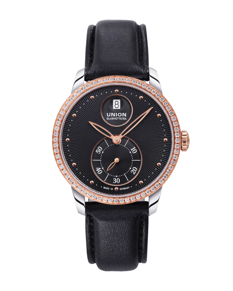 Union Glashütte Small Second Damenuhr D905.228.46.051.01 Schwarz