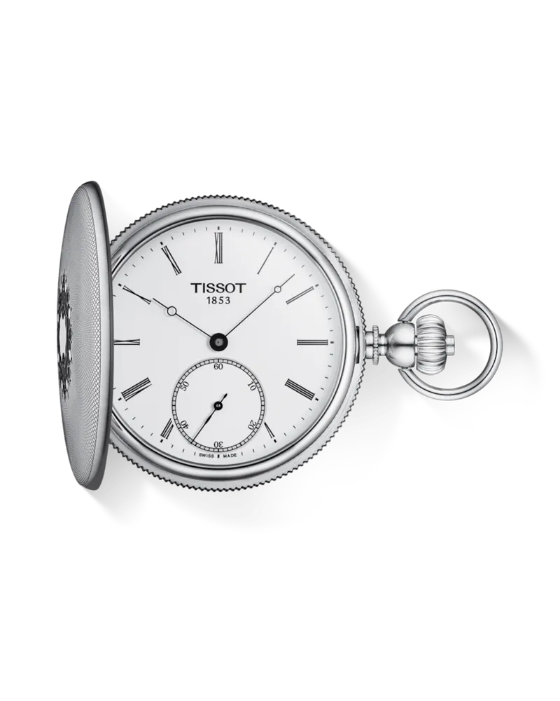 Tissot Savonnette Mechanical Herrenuhr T867.405.19.013.00 Grau