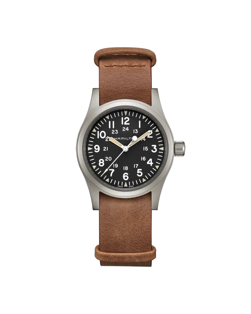 HAMILTON Khaki Field Mechanical H69439531 Herrenuhr Schwarz