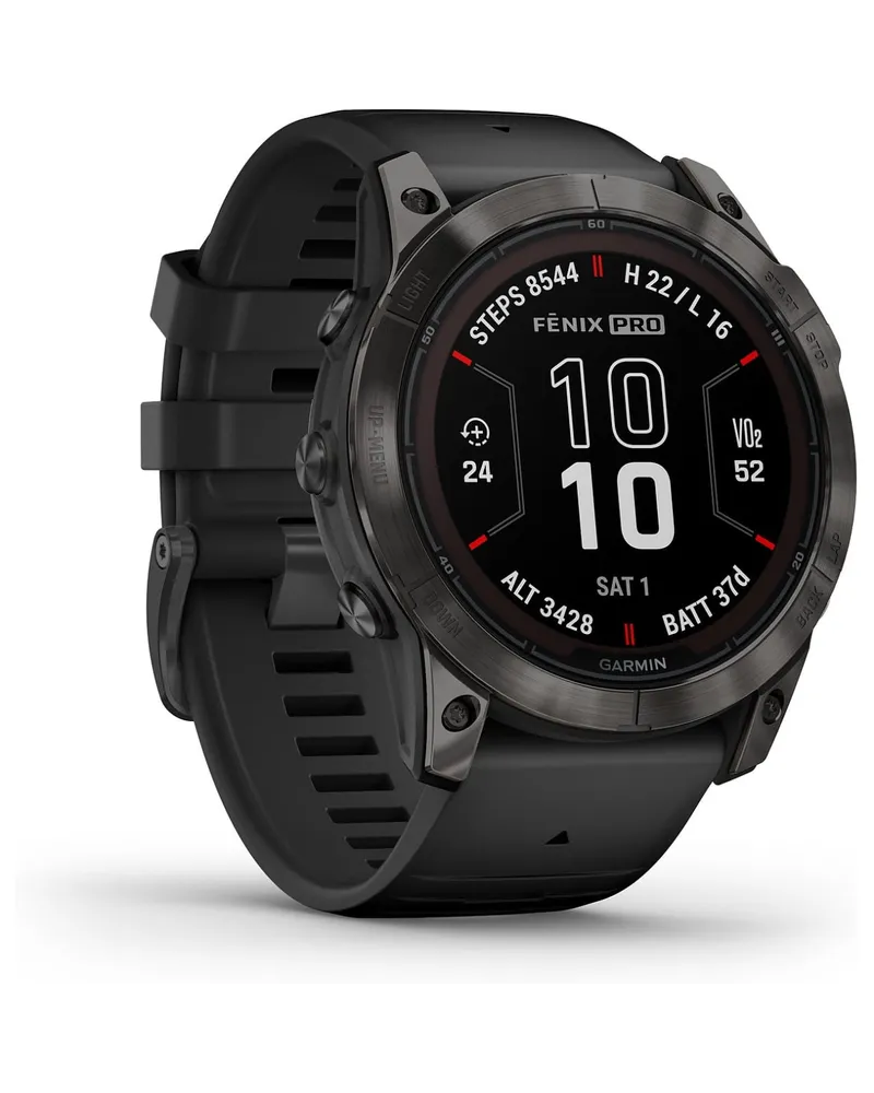 Garmin fēnix® 7X Pro Sapphire Solar Carbongrau 