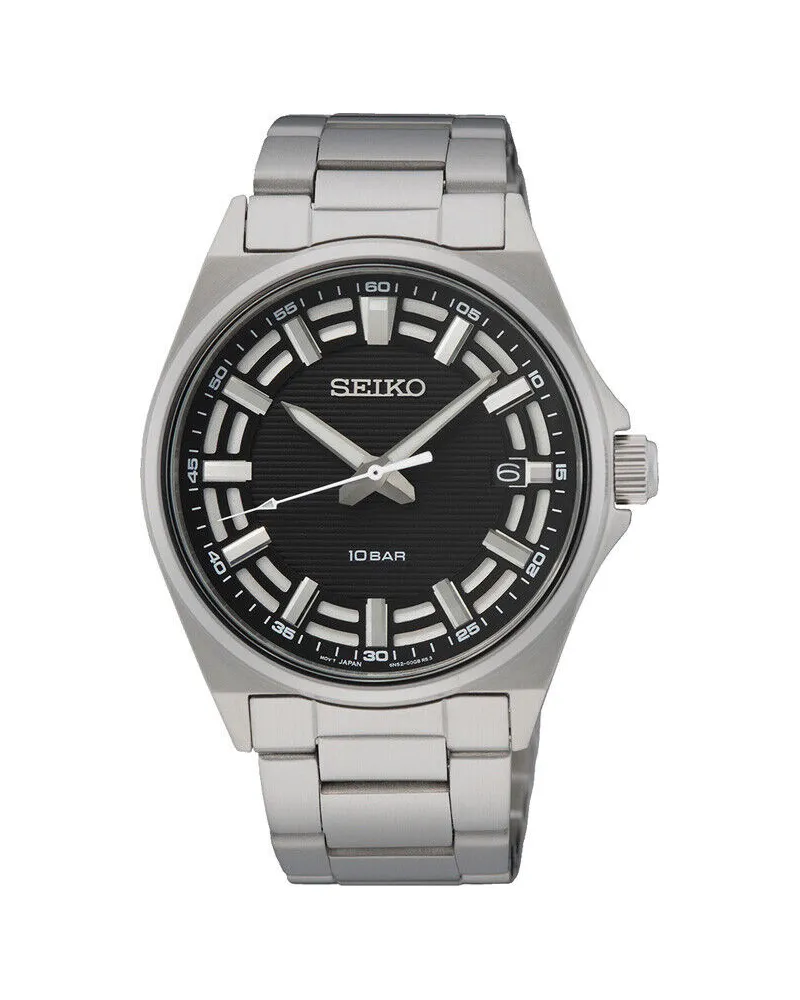 Seiko Quarz Herrenuhr SUR505P1 Schwarz