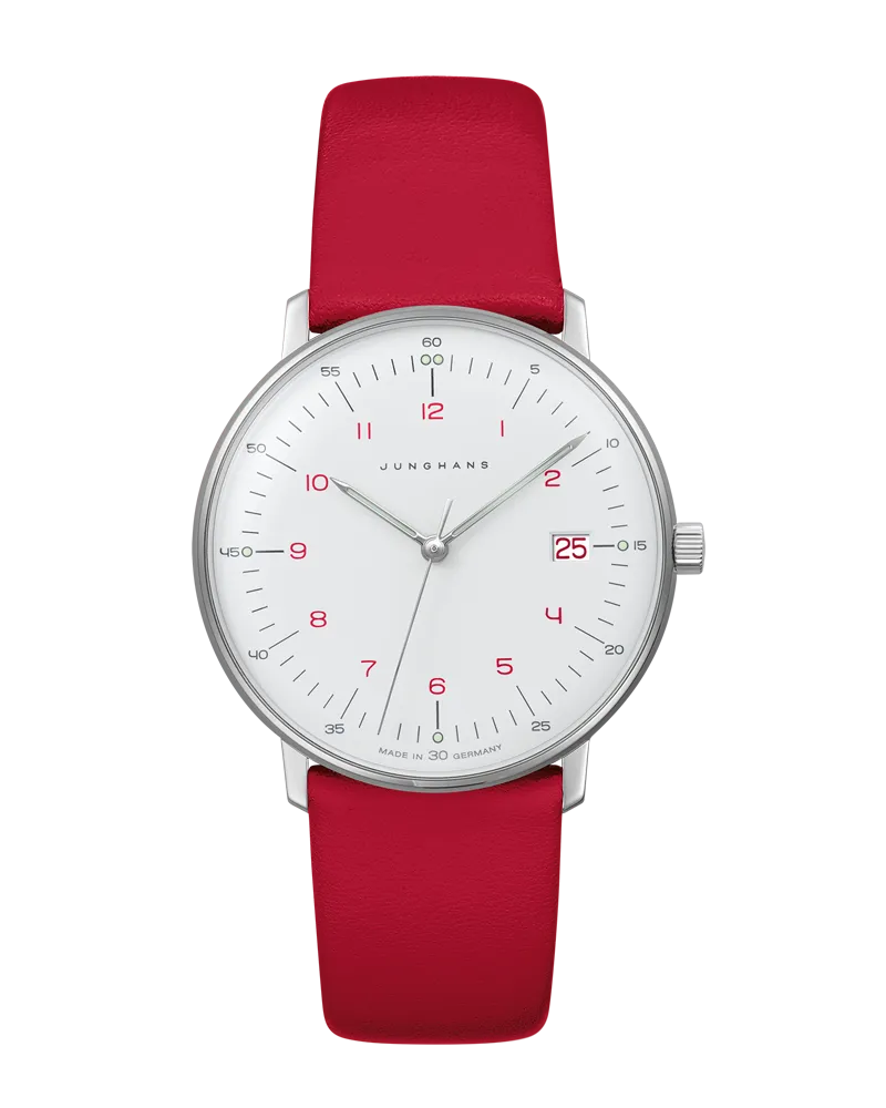 Junghans max bill Damen Saphirglas Damenuhr 047/4541.02 Weiß