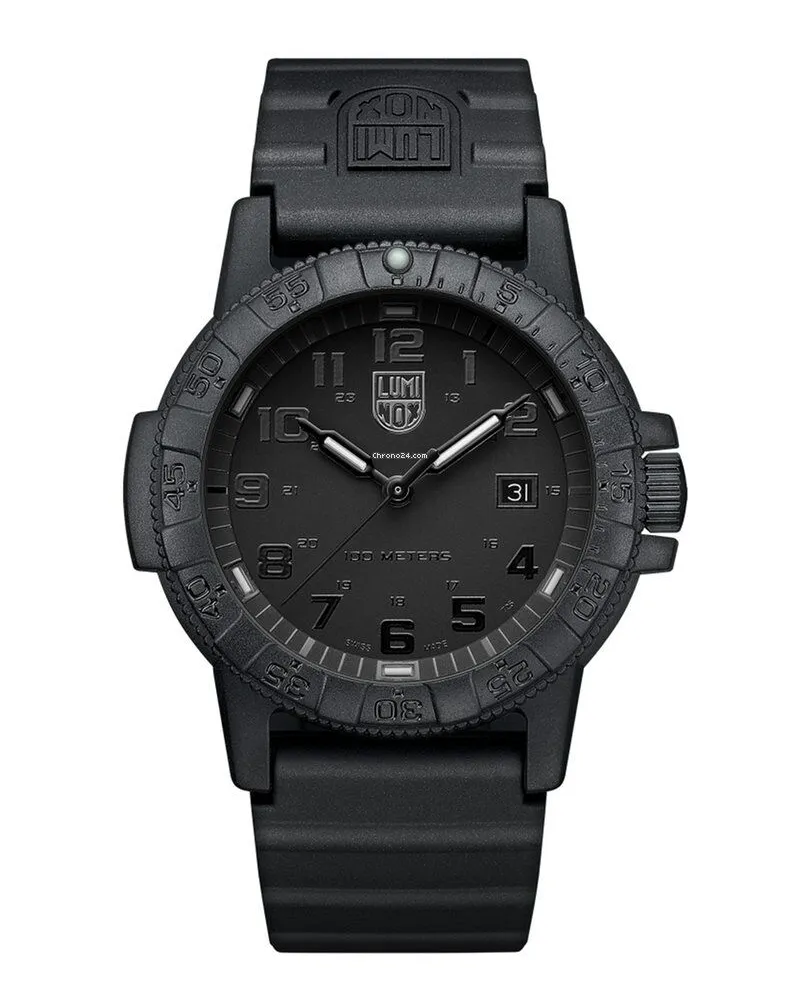Luminox LEATHERBACK SEA TURTLE GIANT 0320 SERIES Herrenuhr Schwarz