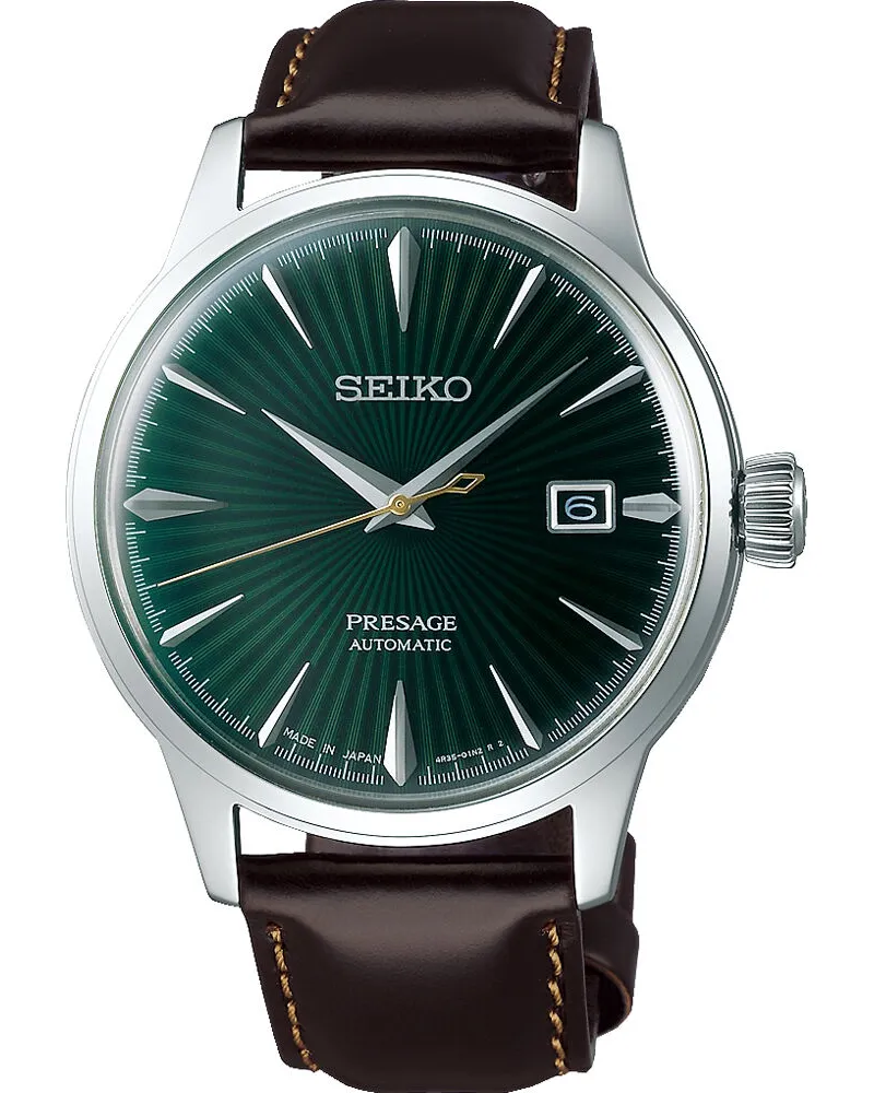Seiko Presage Mockingbird Automatik Herrenuhr SRPD37J1 GrüN