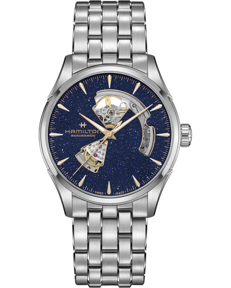 HAMILTON Jazzmaster Open Heart Auto 42mm H32705140 Blau
