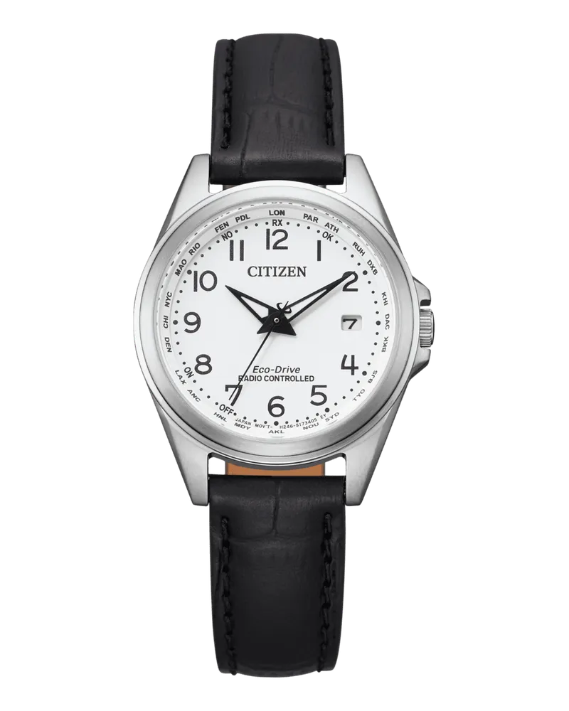 Citizen Eco-Drive Radio Controlled Damenuhr EC1180-14A Weiß